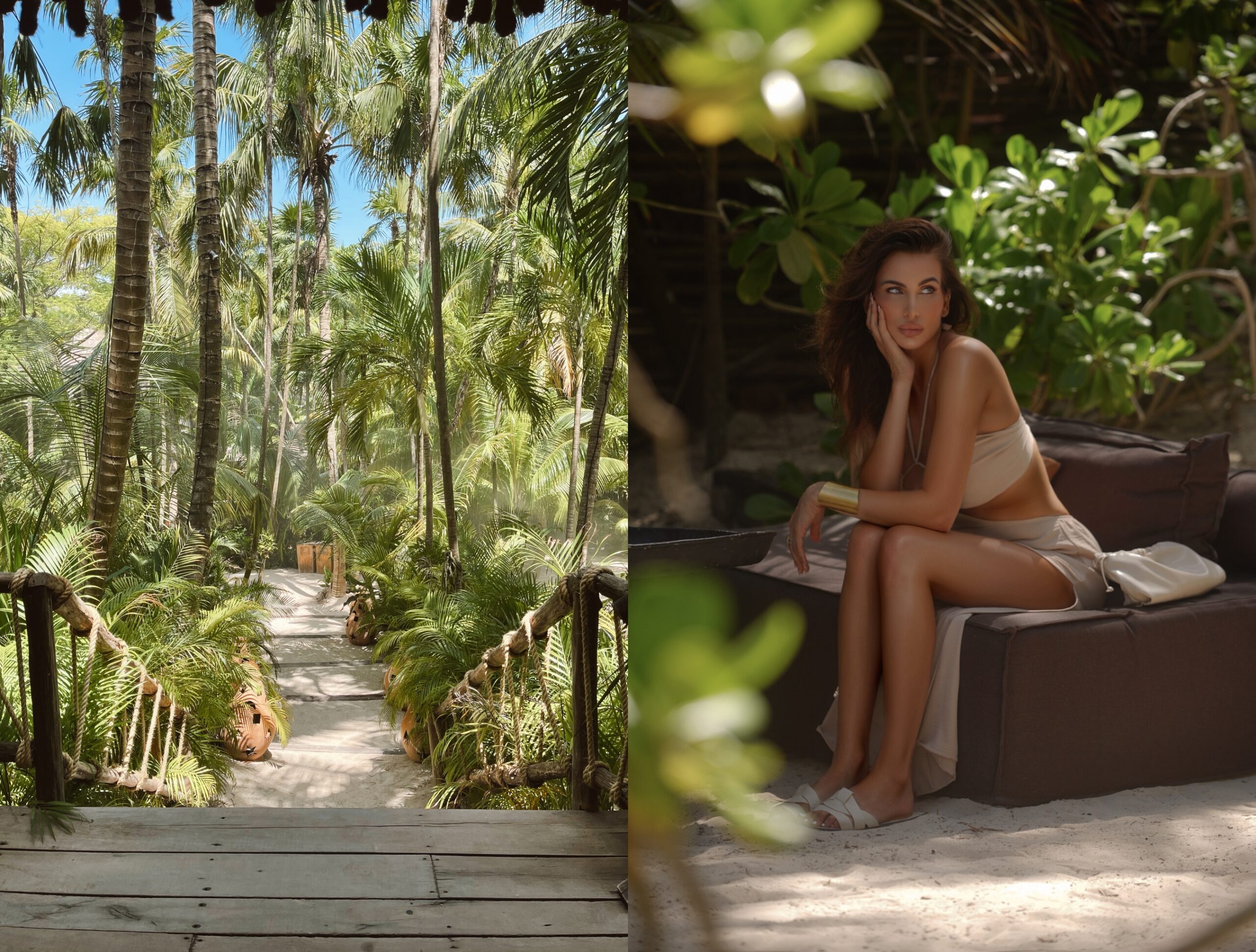Nomade lifestyle details capturing sun, texture, and effortless elegance