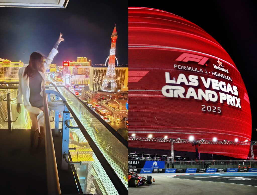 F1 Las Vegas balcony view
