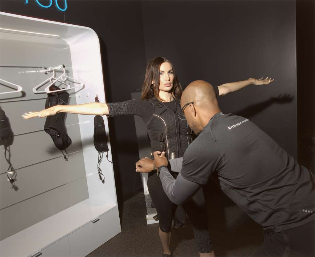 Fitness training at Body20 Carlsbad using EMS technology